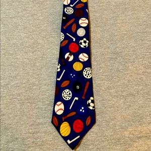 90s Vintage Save the Children “Fun Sports” Necktie